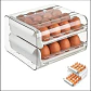 Organizador de Huevos para Nevera con Gran Capacidad y Diseño Compacto - Miniatura 1