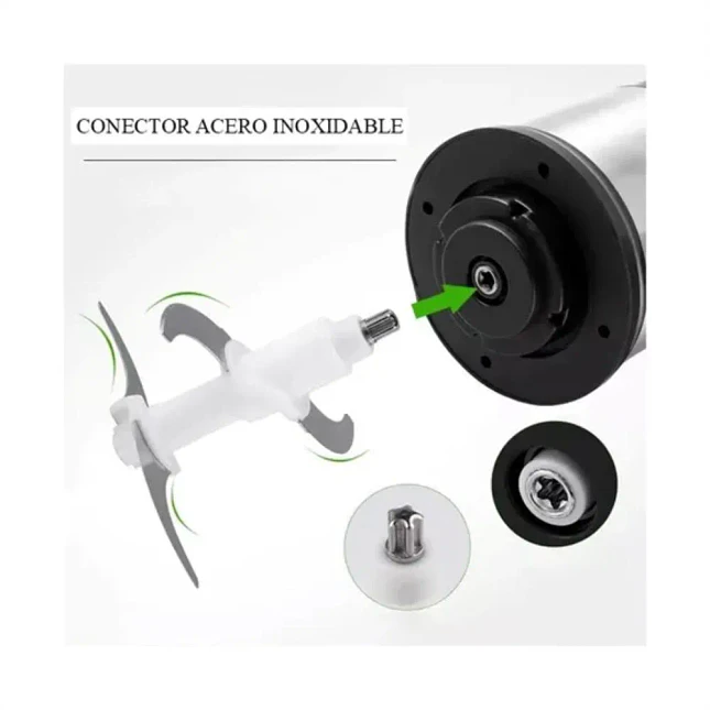Picador Eléctrico Sokany de 4 Litros con Motor de 800W y 4 Cuchillas 4