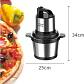 Picador Eléctrico Sokany de 4 Litros con Motor de 800W y 4 Cuchillas - Miniatura 2