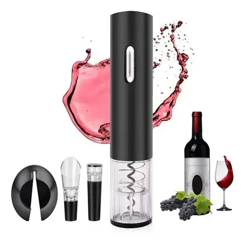 Kit Destapador de Vino Eléctrico con Accesorios para Conservación