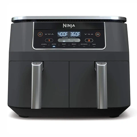 Freidora de Aire Ninja Foodi DualZone DZ201 de 7,5 Litros con 2 Cestas Independientes