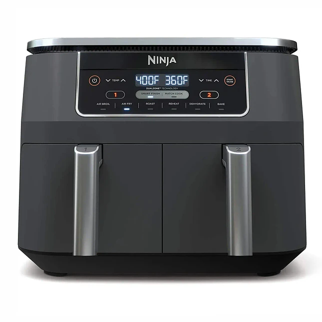Freidora de Aire Ninja Foodi DualZone DZ201 de 7,5 Litros con 2 Cestas Independientes 1