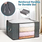 Set x2 Cajas Organizadoras Plegables con Ventana Frontal y Cierre de Cremallera - Miniatura 4