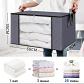 Set x2 Cajas Organizadoras Plegables con Ventana Frontal y Cierre de Cremallera - Miniatura 2