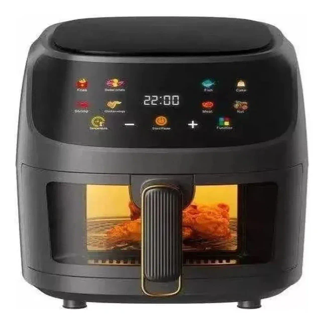 Freidora de Aire de 10 Litros con Control de Temperatura y Tiempo + Obsequios 2