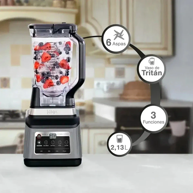 Ninja® Professional Plus Kitchen System 3 en 1 de 1400W con Auto-iQ® y Vasos Personales 2
