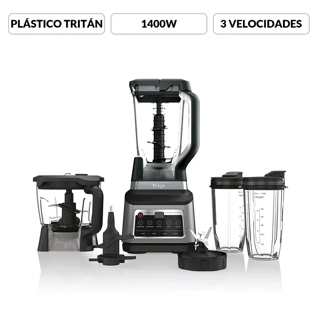 Ninja® Professional Plus Kitchen System 3 en 1 de 1400W con Auto-iQ® y Vasos Personales 1