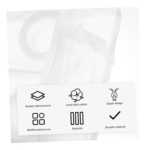 Bolsa de Lavado para Calzado con Compartimentos y Espuma Protectora