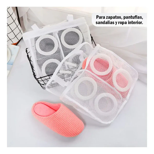Bolsa de Lavado para Calzado con Compartimentos y Espuma Protectora 5