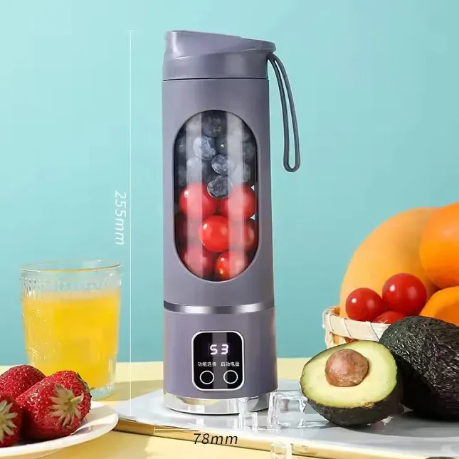 Licuadora Portátil Digital Inalámbrica con Pantalla Digital y 12 Cuchillas 3