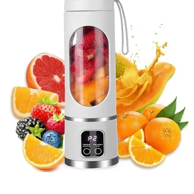 Licuadora Portátil Digital Inalámbrica con Pantalla Digital y 12 Cuchillas 4