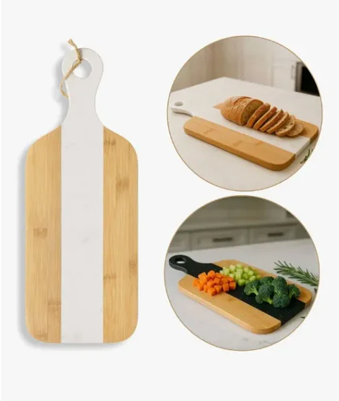 Tabla para Quesos y Charcutería con Accesorios de Madera SK-9591