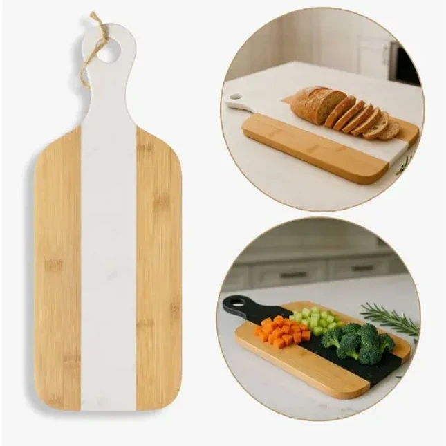 Tabla para Quesos y Charcutería con Accesorios de Madera SK-9591 1