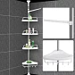 Organizador Esquinero Ajustable para Baño de 4 Repisas hasta 220 cm - Miniatura 2