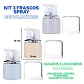 Kit de Botellas de Viaje 4 en 1 Recargables Antifugas - Miniatura 4