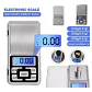 Gramera Digital de Bolsillo de Precisión 0.01 g con Capacidad de 200 g - Miniatura 3