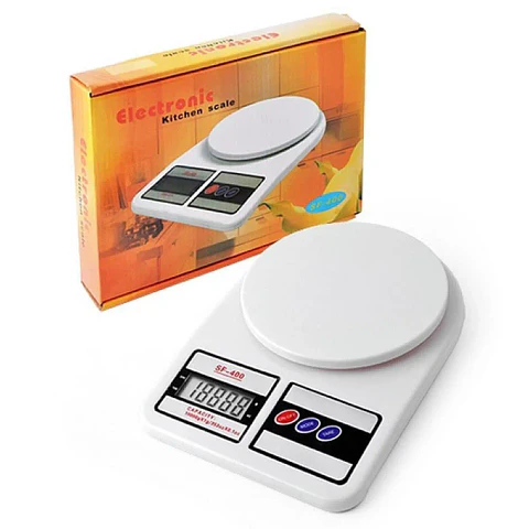 Balanza de Cocina Digital SF-400 de Precisión con Pantalla LCD