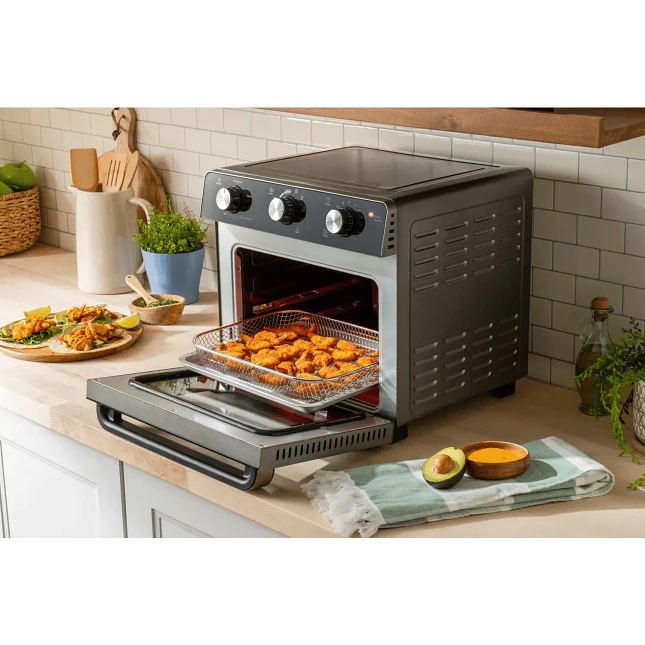 Horno Freidor de Aire Oster de 22 Litros 1500W con Grill y Temporizador 4