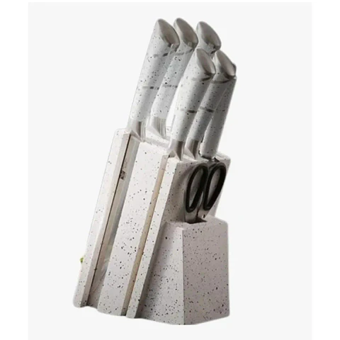 Juego de Cuchillos de Cocina 8 Piezas con Base Organizadora Antideslizante