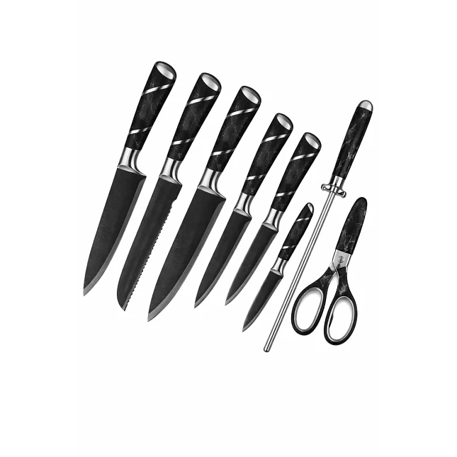 Juego de Cuchillos de Cocina 8 Piezas con Base Organizadora Antideslizante 3