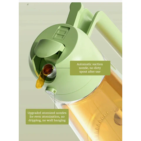 Aceitero Spray y Vertedor 2 en 1 de 400 ml Antifugas y Recargable