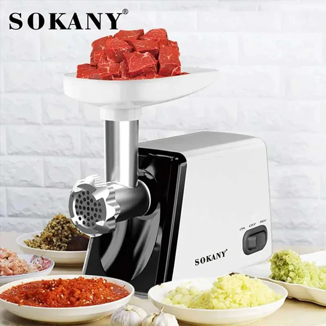 Procesador de Alimentos Sokany Home SK-7020 400W con Licuadora 2L 4