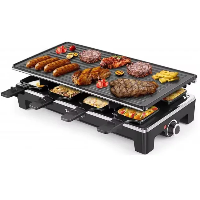 Plancha Eléctrica Multifuncional Sokany 1600W con Parrilla y Bandejas 1