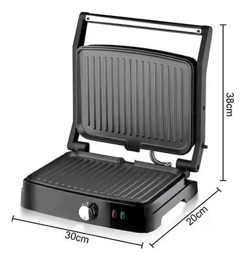 Parrilla Eléctrica Sokany 1100W Multifuncional con Doble Calefacción