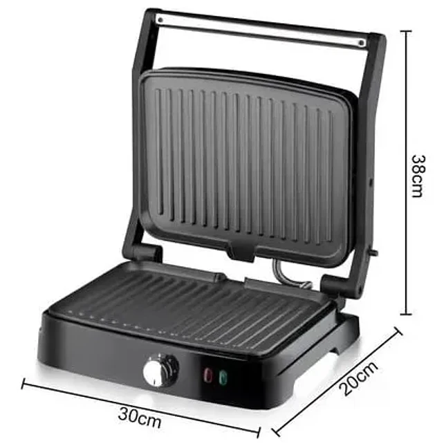 Parrilla Eléctrica Sokany 1100W Multifuncional con Doble Calefacción 2