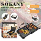 Parrilla Eléctrica Sokany 1100W Multifuncional con Doble Calefacción - Miniatura 4