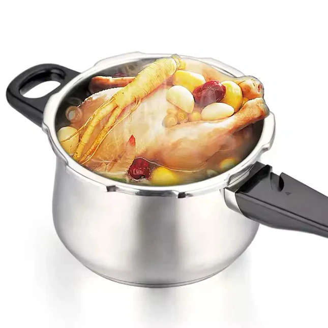Olla a Presión Swisshome 2 Litros en Acero Inoxidable con Triple Válvula 3