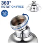 Grifo Cromado Giratorio 360° con 3 Modos de Agua - Miniatura 2