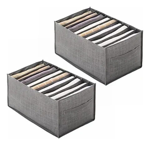 Organizador de Ropa 7 Compartimentos para Jeans, Camisas y Camisetas