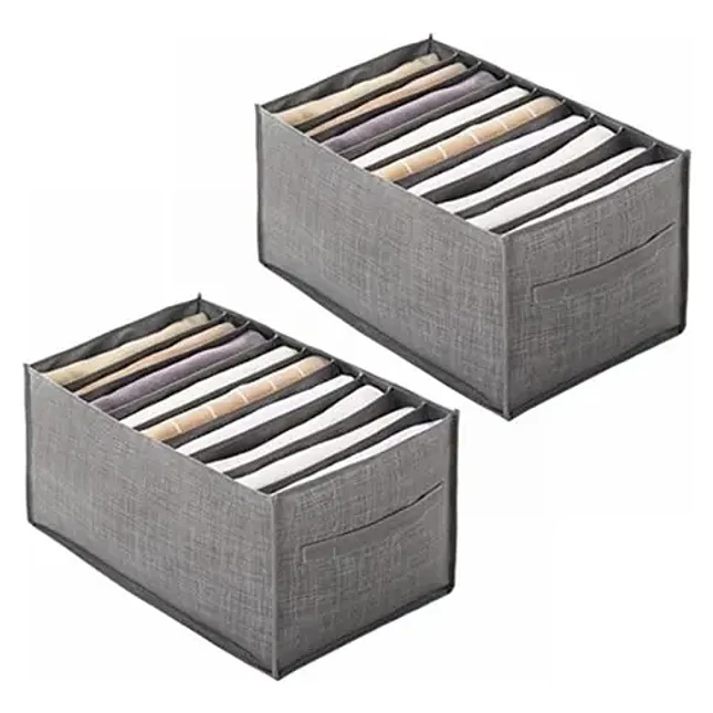 Organizador de Ropa 7 Compartimentos para Jeans, Camisas y Camisetas 1