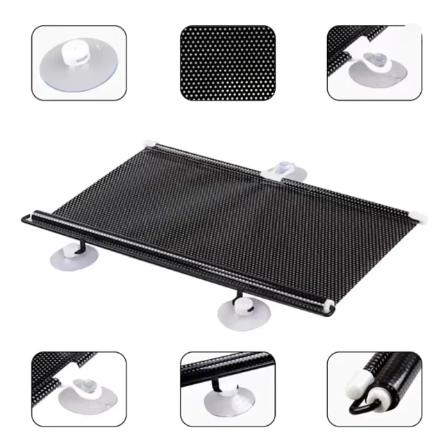 Tapasol Retráctil Enrollable para Auto y Ventanas con Protección UV 1