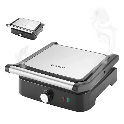 Parrilla Eléctrica Sokany Multifuncional 1500W con Placas Antiadherentes