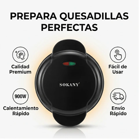 Máquina Eléctrica para Quesadillas con Placas Antiadherentes
