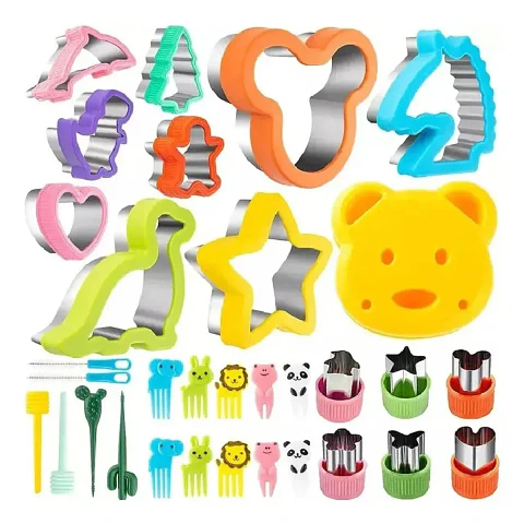 Set de Cortadores para Sándwiches, Frutas y Snacks con Accesorios para Loncheras