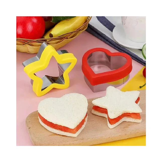 Set de Cortadores para Sándwiches, Frutas y Snacks con Accesorios para Loncheras 3