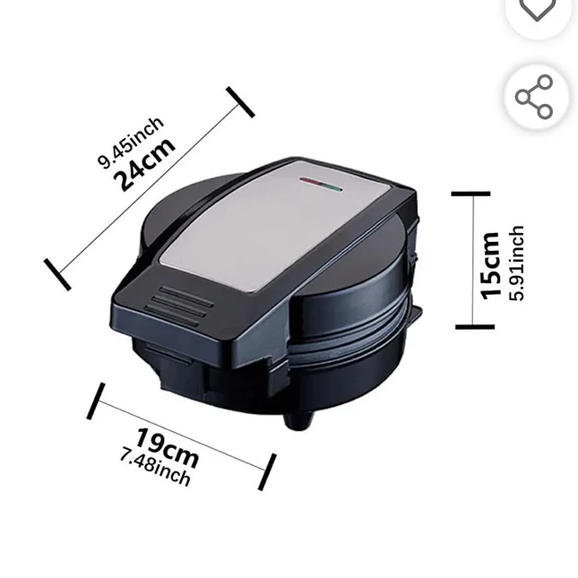 Máquina para Snacks Pancakes y Mini Donas 600W Multifunción 2