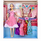 Muñeca con Accesorios y Vestidos para Niñas - Miniatura 1