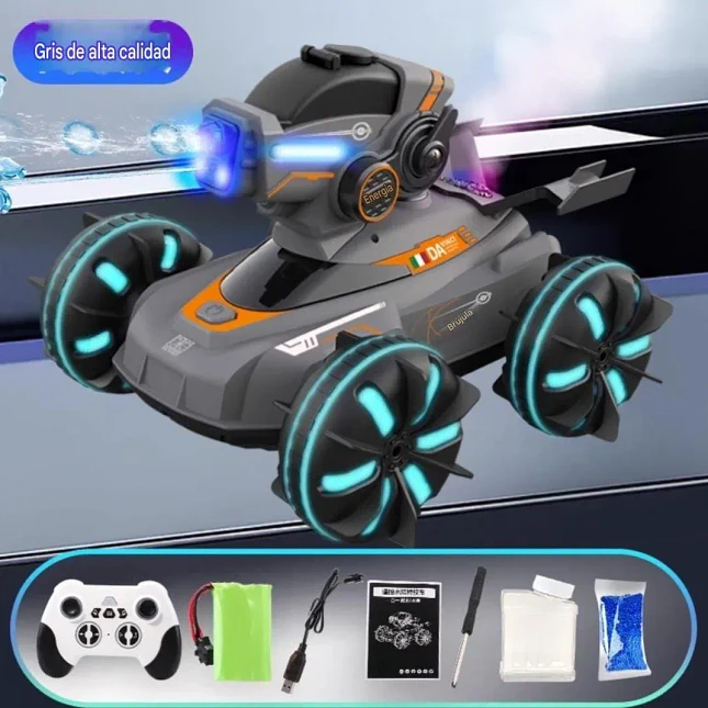 Carro Control Remoto Lanzador de Hidrogel con Batería Recargable 2