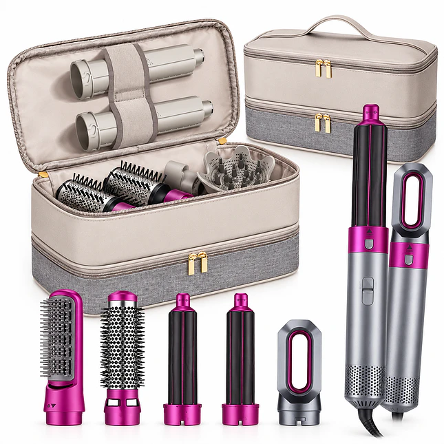 Combo Cepillo Secador 5 en 1 TP-5+1 + Estuche Organizador 4