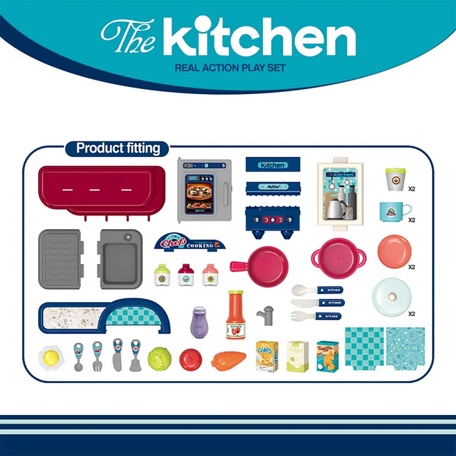 Juego Maleta de Cocina 3 en 1 con Accesorios 3