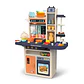 Juguete Cocina Grande 3 en 1 con 65 Piezas, Luces y Sonidos - Miniatura 1