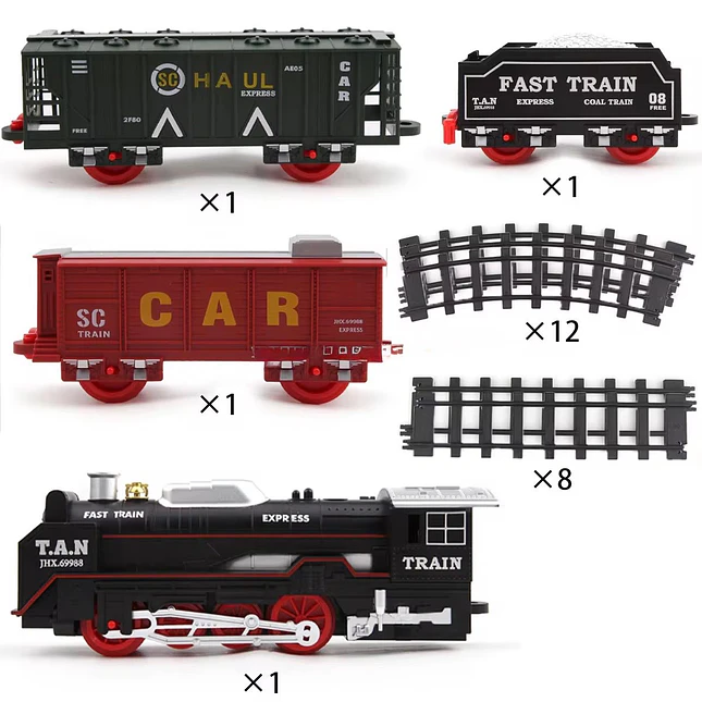 Tren Eléctrico a Vapor con Luces, Sonido y Humo 2