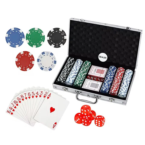 Juego de Póker de 300 Piezas con Maleta