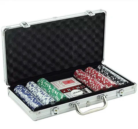 Juego de Póker de 300 Piezas con Maleta
