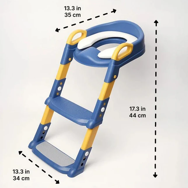 Asiento Entrenador de Baño para Niños con Escalera Ajustable 6