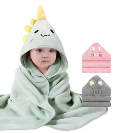 Toalla de Baño Infantil con Capucha Cklass Varios Diseños